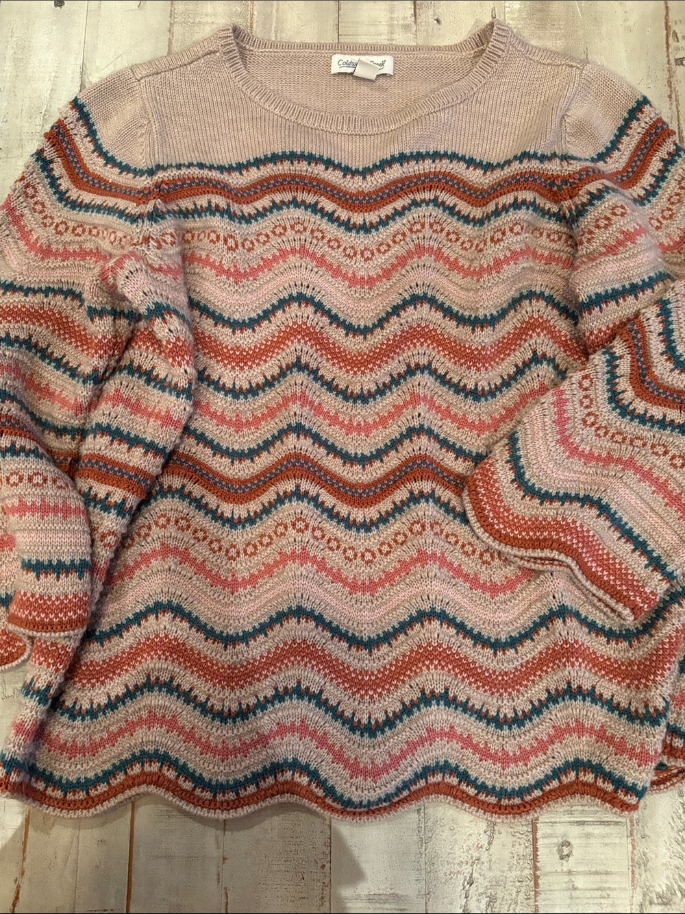 Coldwater Creek Fall Wavy Sweater